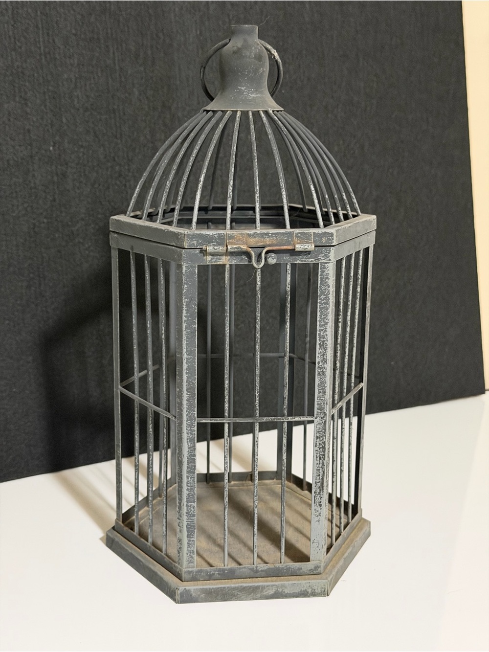 Rustic Metal Decorative Birdcage